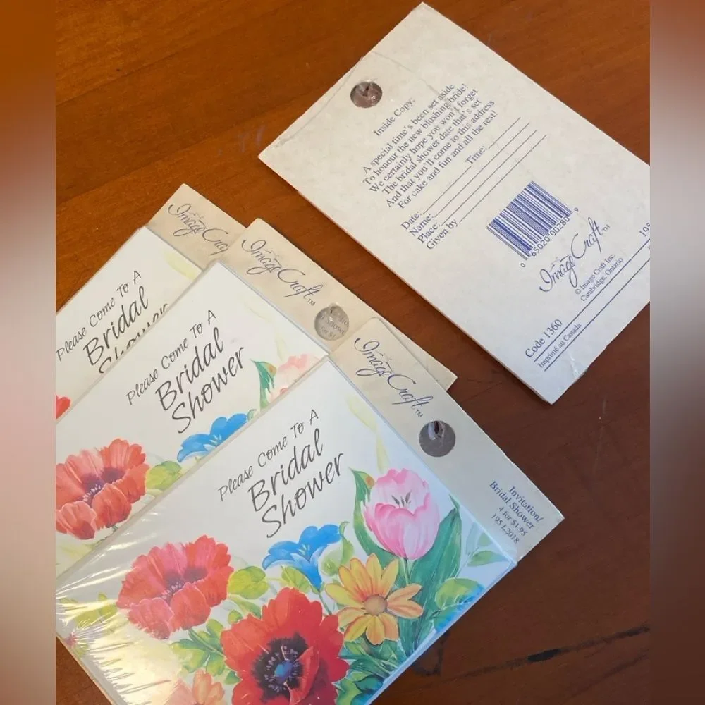 Vintage Bride Cottagecore Coquette Floral Bridal Party Invitation Cards